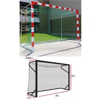 Сетка футзальная/гандбольная EL LEON DE ORO, профессиональная, нить 5 мм, цвет зеленый 32915