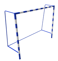 ВОРОТА ДЛЯ ГАНДБОЛА И МИНИФУТБОЛА (3,0Х2,0Х1,0М ПРОФ.ТРУБА 60Х60ММ) ЗАКРЕПЛЕННЫЕ В УСТАНОВОЧНЫХ ГИЛЬЗАХ БЕЗ СЕТКИ С РАЗМЕТКОЙ 027583