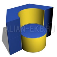 ШЕСТИГРАННОЕ КРЕСЛО-ПУФ 02829754