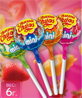 Карамель «Чупа-Чупс», мини-ассорти, 6 г- 100 шт ZECstaS1ijlaSnbqXEvFP2