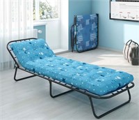 Раскладушка, с ватным матрасом, спальное место 70*190, с регулируемым подголовником 0280862