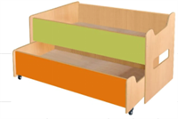 КРОВАТЬ 2-Х ЯРУСНАЯ ВЫКАТНАЯ С ВЫРЕЗОМ 2 00802