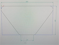 Стол трапеция Индив. цветной бежевый 02830962880