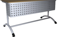 Металлокаркас для 2х местной парты с перфорированным экраном 0283095770