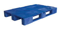 Паллет полимерный 1200х800х150 сплошной, на 3-х  полозьях цв. синий lIoRsDuOjMHF-a1dPHIJc0