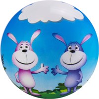 Мяч детский с рисунком Зайчата 31811