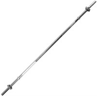 Гриф для штанги TORRES d31 мм, 150 см, сталь, замок-гайка, хром 0281286