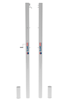 Стойки профессиональные волейбольные алюминиевые 100х120 со скрытым механизмом натяжения сетки 0283095258