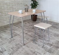 Стол Кухонный Метал.основание 1000*600*740 Дуб 026750