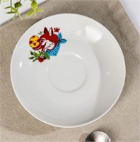 Блюдце чайное фарфоровое «Веселый Колобок», d=14 см, микс 0281533