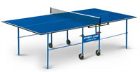 Стол теннисный Olympic Optima Синий с сеткой 02178