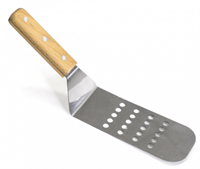 Лопатка поварская ПищТех 30 см закругленная, перфорированная, с деревян. ручкой 0283095490