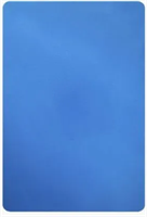 Доска разделочная пластиковая, профессиональная, синяя 400х300х12 мм 0281212