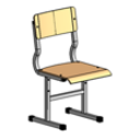 Стул Ученический регулируемый по высоте фанера Ростовая группа 4-7 Ujd2K25xgbtSwq5IQsnea2