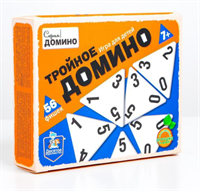 Игра настольная деревянная «Тройное домино» 026862