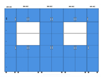 Шкаф большой вдоль стены 0281524