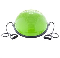 Полусфера "BOSU" GB-501 с эспандерами, с насосом, зеленый 027925