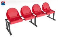 Скамейка мобильная однорядная на 4 места ОС-14759