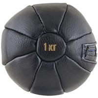 Медбол, натуральная кожа, диаметр 14см. 31564