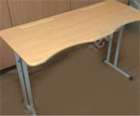 Стол ученический двухместный №3-7 Столешница МДФ эргономичной формы 0281103