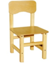 СТУЛ МАССИВ/ФАНЕРА НЕРЕГУЛИРУЕМЫЙ ЛАК 5 00141