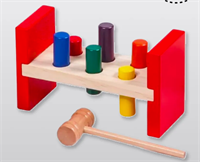 Стучалка на ножках, с 6 гвоздиками и молоточком Hu4LcwwFh9Dc9XRqTE74r3