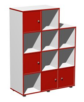 Стеллаж 1350*400*1367 ячейка 300*300 0282105