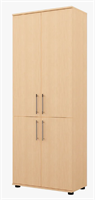 Шкаф для документов закрытый, 4 двери, 800х400х1800 мм. 0283095011