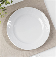 Тарелка «Надежда», d=17,5 см, белая, фарфор 026300