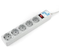 Сетевой фильтр 3м 5роз серый Power Cube 0280207