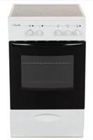 Электрическая плита Лысьва  стеклокерамика, без крышки, белый 02829511