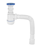 Сифон для раковины с выпуском и гибким соединением 0281165