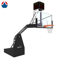 Стойка баскетбольная мобильная складная PRO, вынос 3250 с трехсторонним табло атаки ОС-15246