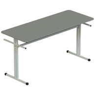 Стол обеденный зоны под скамью со столешницей ДСП / Химвлагостойкий пластик  1500х600мм 7dElJaBYhudGYs7ZenLIr3