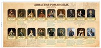 Стенд Детская энциклопедия Династия Романовых 1500 х 700 пластик 3мм 05261