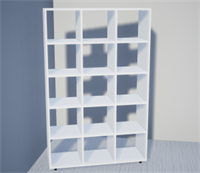 Стеллаж открытый 1110х350х1850 Ячейка 350х350 0282118