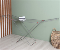 Сушилка для белья напольная «Bellatrix», рабочая длина 20 м, цвет серебро 027554