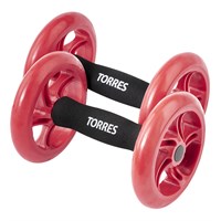 Ролики для пресса TORRES PL52215, 2 шт, до 110 кг 32828