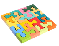 Детский развивающий конструктор «Собери по частям» 16×16×1,5 см 027256