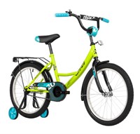 Велосипед 20" Novatrack VECTOR, цвет лаймовый 0282360
