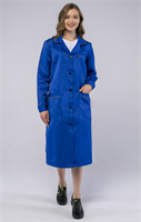 Халат женский ИТР (тк.Смесовая,210), васильковый 026049