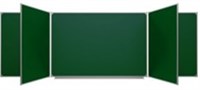 Пятиэлементная магнитная полимерная школьная доска 3400х1000 (меловая) 02829531
