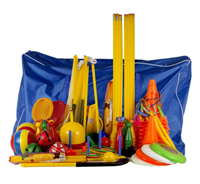 Набор для подвижных игр в сумке, 47 предметов 026120