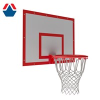 Щит баскетбольный тренировочный 1200х900 ФАНЕРА 12 на раме цвет разметки КРАСНЫЙ ОС-09308