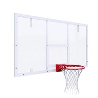 Щит баскетбольный ИГРОВОЙ 1800х1050 ПОЛИКАРБОНАТ цвет разметки БЕЛЫЙ ОС-08680