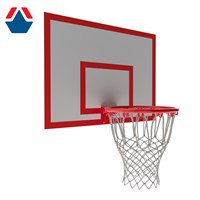 Щит баскетбольный тренировочный 1200х900 ФАНЕРА 18 на раме цвет разметки КРАСНЫЙ ОС-14523