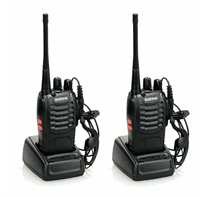 Мощная Рация 2 шт, Дальность 8 Километров, С Наушниками и Креплением на Пояс 027534