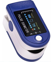 Пульсоксиметр медицинский на палец для измерения уровня кислорода в крови и пульса 027180