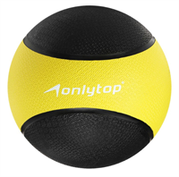 Медицинбол, 1 кг, цвет жёлтый 026556