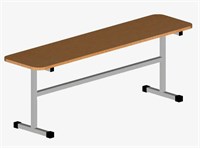 Скамья обеденной зоны (1500х290х435) 0281536
